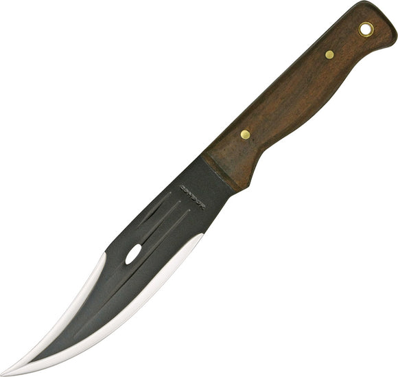 Condor Jungle Bowie II Fixed High Carbon Steel Blade Walnut Handle Knife 3104HC