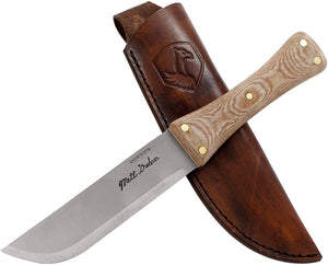 Condor 11" Primitive Camp 1095HC Steel Natural Micarta Handle Fixed Knife 390759