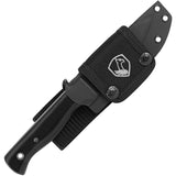 Condor Darklore Black Micarta 1095HC Fixed Blade Knife w/ Belt Sheath 395943HC