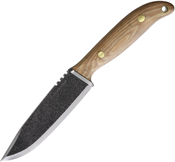 Condor Austral Smooth Tan Wood 1095HC Steel Fixed Blade Knife 396246HC