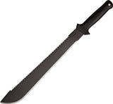 Condor Sabertooth 25" Black 1075 High Carbon Steel Sawback Machete 420S18HC