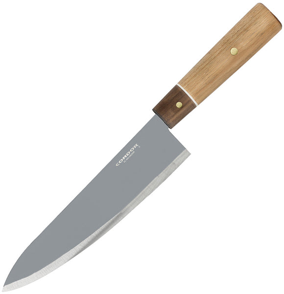 Condor Kondoru Gyuto Stainless Fixed Brown Wood Handle El Salvador Knife 500278