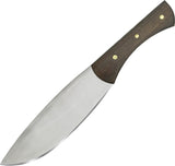 Condor 11.5" Fixed 440C Stainless Knulujulu Knife w/ Brown Wood Handle 500366