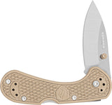 Condor Cadejo Lockback Desert Tan Folding 14C28N Sandvik Pocket Knife 81130ZSK