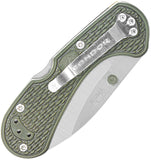 Condor Cadejo Lockback Army Green Folding 14C28N Sandvik Pocket Knife 81230ZSK