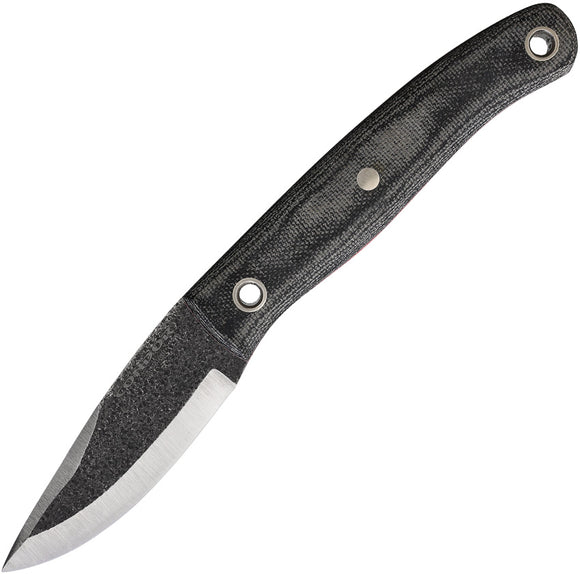 Condor Zhaoka Black Smooth Micarta 1095HC Clip Point Fixed Blade Knife 82130HC