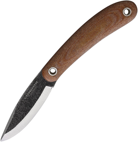 Condor Zolya Brown Smooth Micarta 1095HC Stainless Fixed Blade Knife 82229HC