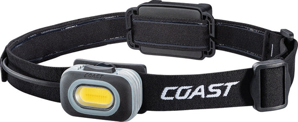 Coast RL10 Smooth Black Aluminum Water Resistant Headlamp 30898