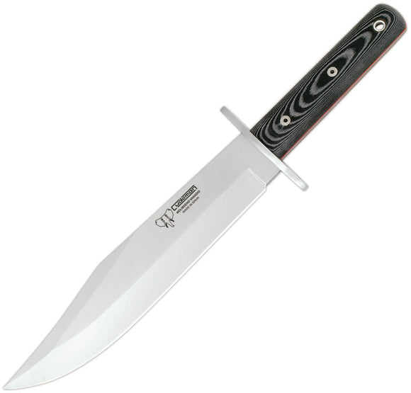 Cudeman Bowie Black Micarta Vanadium Molybdenum Fixed Blade Knife 106M