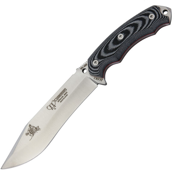Cudeman Survival Black Micarta Bohler N695 Fixed Blade Knife Kit w/ Sheath 125MC