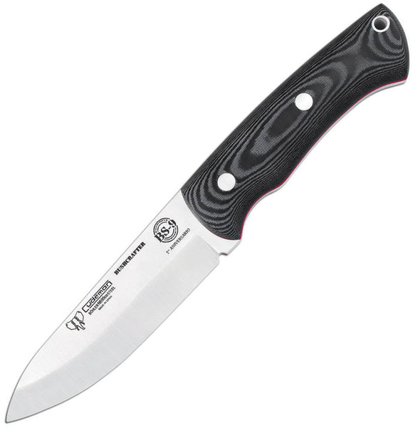 Cudeman Bushcrafter Black Micarta Bohler N690 Fixed Blade Knife w/ Sheath 206M