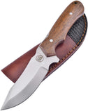 Frost The Chief Hunter Walnut Handle Chipaway 9" Stainless Fixed Knife