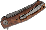 Kershaw Concierge Linerlock Wood Folding Pocket Knife 4020w