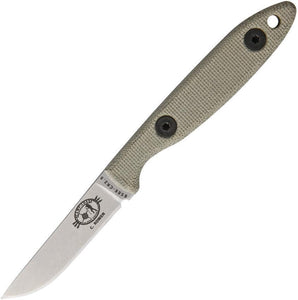 ESEE Fixed Blade Camp Lore Cody Rowen Design Green Handle Knife