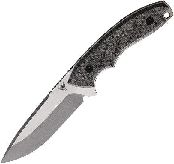 Dirty Bird Knives Chingaso Fixed Blade Knife Black Micarta Stainless CHG220201