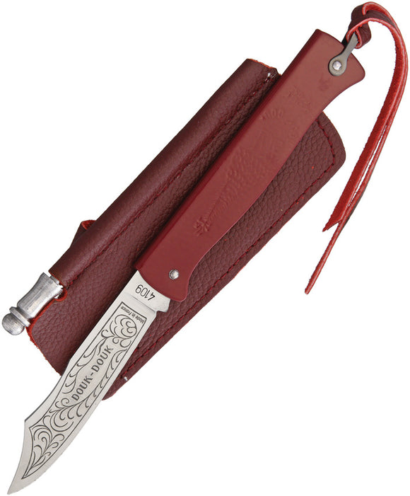 Douk-Douk Red Folding Pocket Knife 815 gmcolr