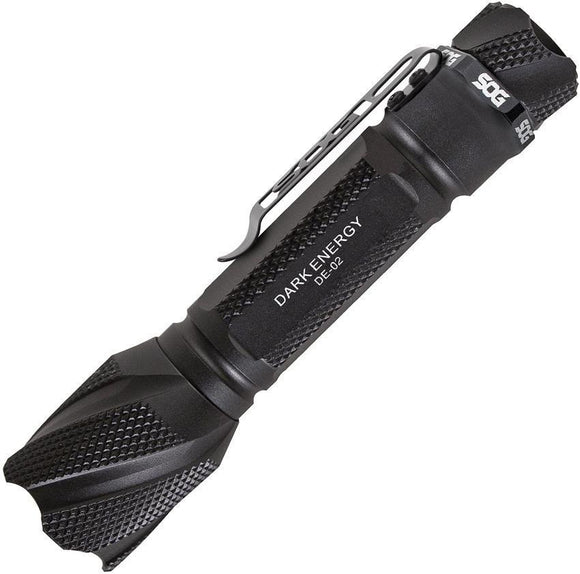 SOG Knives Dark Energy LED Light 247A Lumens Black Aluminum Body Flashlight