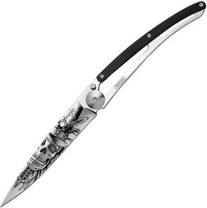 Deejo Tattoo Linerlock 37g Dandy Folding Knife 1ab103