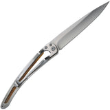 Deejo Linerlock 37g Olive Wood Folding Pocket Knife 1cb001