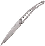 Deejo Stainless Linerlock Folding Pocket Knife - 37 Gram Matte Finish - 1CN000