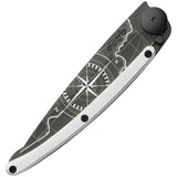 Deejo Tattoo Linerlock 37g Terra Framelock Folding Pocket Knife gm023