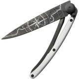 Deejo Tattoo Linerlock 37g Terra Framelock Folding Pocket Knife gm023