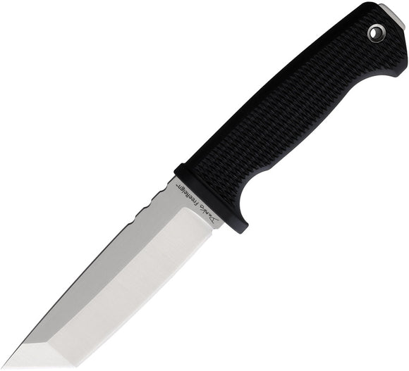 Demko FreeReign Black AUS-10A Stainless Tanto Fixed Blade Knife w/ Sheath 09620