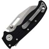 Demko AD 20.5 Shark-Lock Black G10 Folding S35VN Stainless Steel Pocket Knife 09625