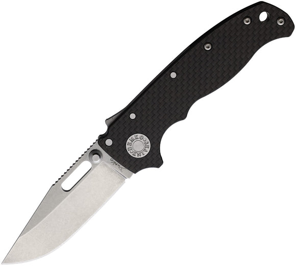 Demko AD 20.5 Shark-Lock Black Carbon Fiber Folding S35VN Steel Pocket Knife 09626