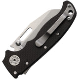 Demko AD 20.5 Shark-Lock Black Carbon Fiber Folding S35VN Steel Pocket Knife 09627