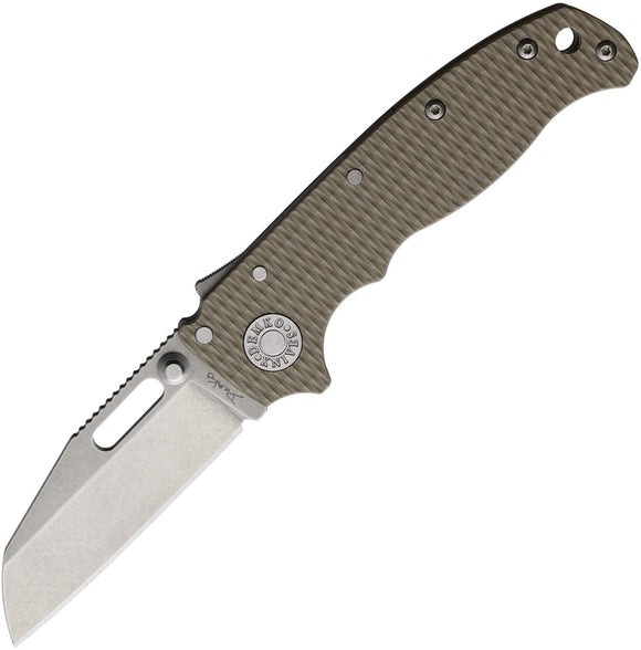 Demko AD 20.5 Shark-Lock Coyote Tan G10 Folding S35VN Steel Pocket Knife 09629