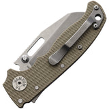 Demko AD 20.5 Shark-Lock Coyote Tan G10 Folding S35VN Steel Pocket Knife 09629