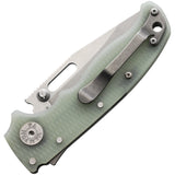 Demko AD 20.5 Shark-Lock Smooth Jade G10 Folding S35VN Steel Pocket Knife 09630