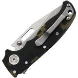 Demko AD 20.5 Shark-Lock Smooth Digi Camo G10 Folding S35VN Steel Pocket Knife 09632