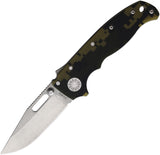 Demko AD 20.5 Shark-Lock Smooth Digi Camo G10 Folding S35VN Steel Pocket Knife 09632