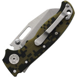 Demko AD 20.5 Shark-Lock Smooth Digi Camo G10 Folding S35VN Steel Pocket Knife 09633