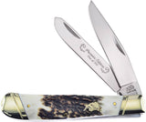 Frost Cutlery BULLDOG Trapper Folding Premier Ed. 1 of 300 Etch Knife
