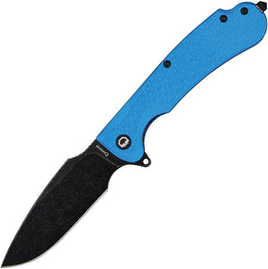 Daggerr Knives Fielder Linerlock Blue FRN Folding 8Cr14MoV Pocket Knife RFDFBLBW