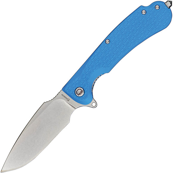 Daggerr Knives Fielder Linerlock Blue FRN Folding 8Cr14MoV Pocket Knife RFDFBLSW