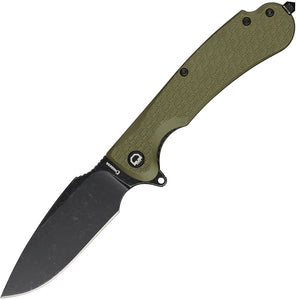 Daggerr Knives Fielder Linerlock OD Green FRN Folding 8Cr14MoV Knife RFDFOLBW