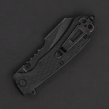 Daggerr Knives Rhino Linerlock Black FRN Folding 8Cr14MoV Pocket Knife RRNFBKBW