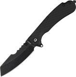 Daggerr Knives Rhino Linerlock Black FRN Folding 8Cr14MoV Pocket Knife RRNFBKBW