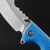 Daggerr Knives Rhino Linerlock Blue FRN Folding 8Cr14MoV Pocket Knife RRNFBLSW