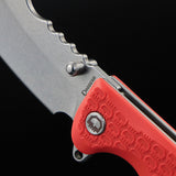 Daggerr Knives Rhino Linerlock Orange FRN Folding 8Cr14MoV Pocket Knife RRNFORSW