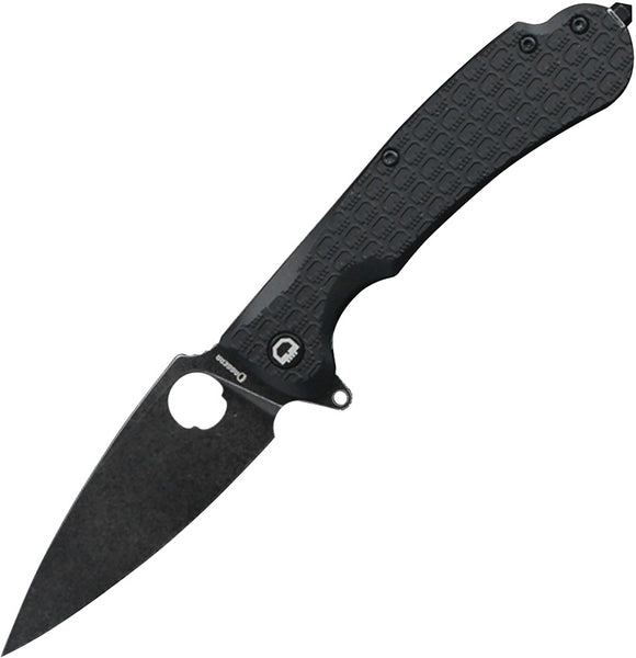 Daggerr Knives Resident Linerlock Black FRN Folding 8Cr14MoV Knife RRSFBKBW