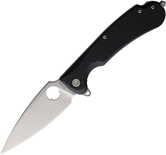 Daggerr Knives Resident Linerlock Black FRN Folding 8Cr14MoV Knife RRSFBKSW