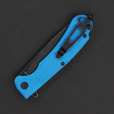 Daggerr Knives Wocket Linerlock Blue FRN Folding 8Cr14MoV Pocket Knife RWKFBLBW