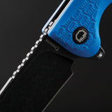 Daggerr Knives Wocket Linerlock Blue FRN Folding 8Cr14MoV Pocket Knife RWKFBLBW