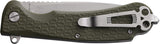 Daggerr Knives Wocket Linerlock OD Green FRN Folding Serrated Knife RWKFOLSWSR