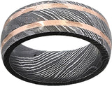 Damascus Damascus Size 10 Double Copper Band Ring   00110